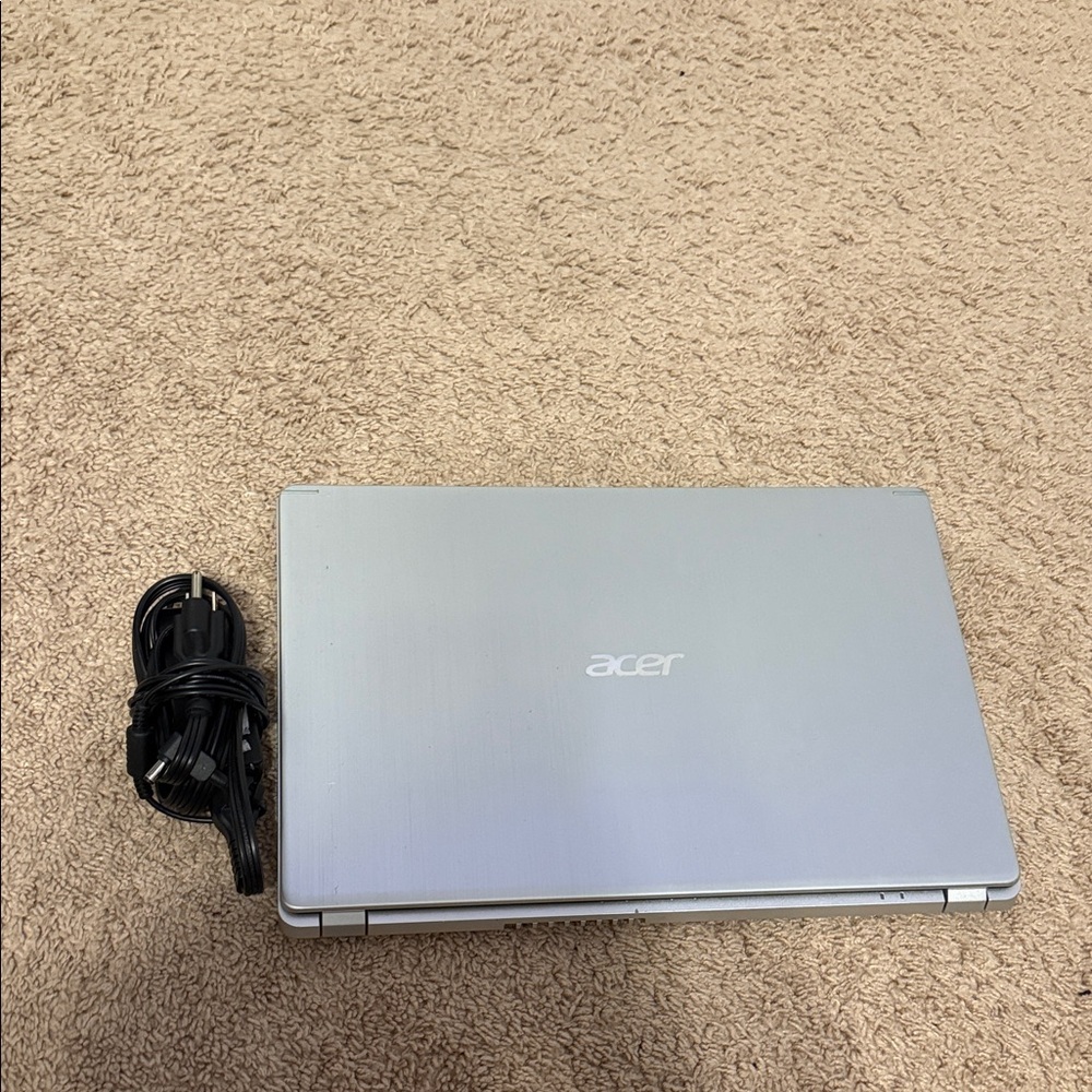 Acer Gray Laptop with Charger